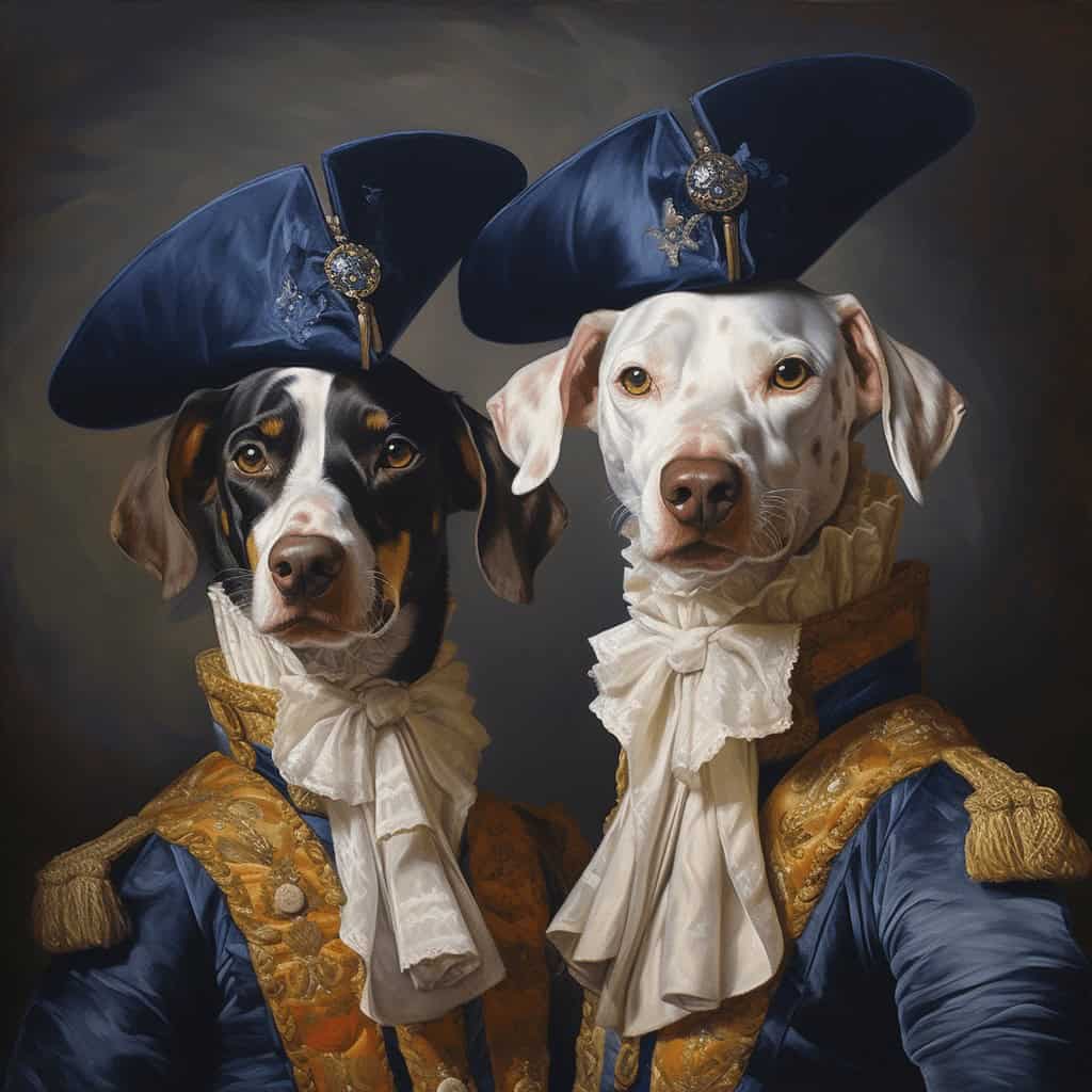 7Mercury Royal humanoid pet portrait painting two figures male 31c73524 a09b 4081 967c 16e2acb2dec6