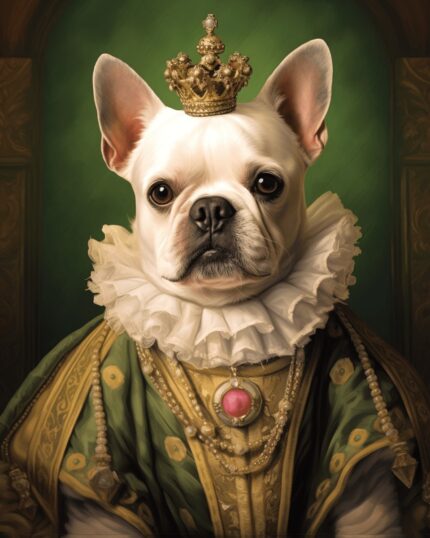 Noble Lady #19 - Özel Tasarım Evcil Hayvan Kanvası