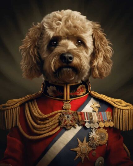 Custom Design Royal Army Poodle