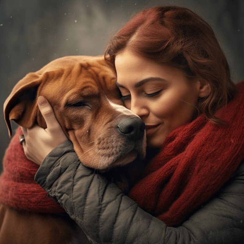 diogobulhoes create a photo of a dog and its owner celebrating d1f7b19a 3dfd 421d b991 7bc001f43559