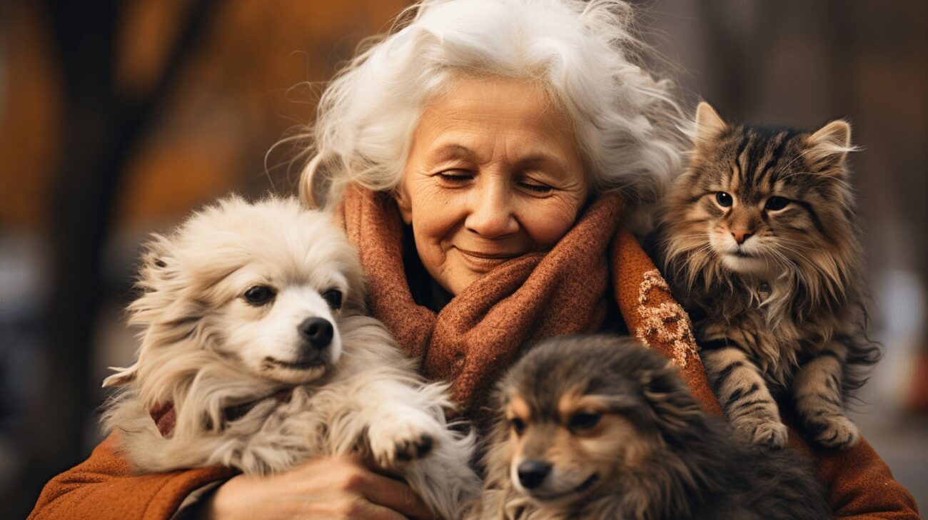 ebegay old women people with dogs and cats hugging and loving i 07769617 0d0a 4821 95a2 8fc9e5b3a4c6