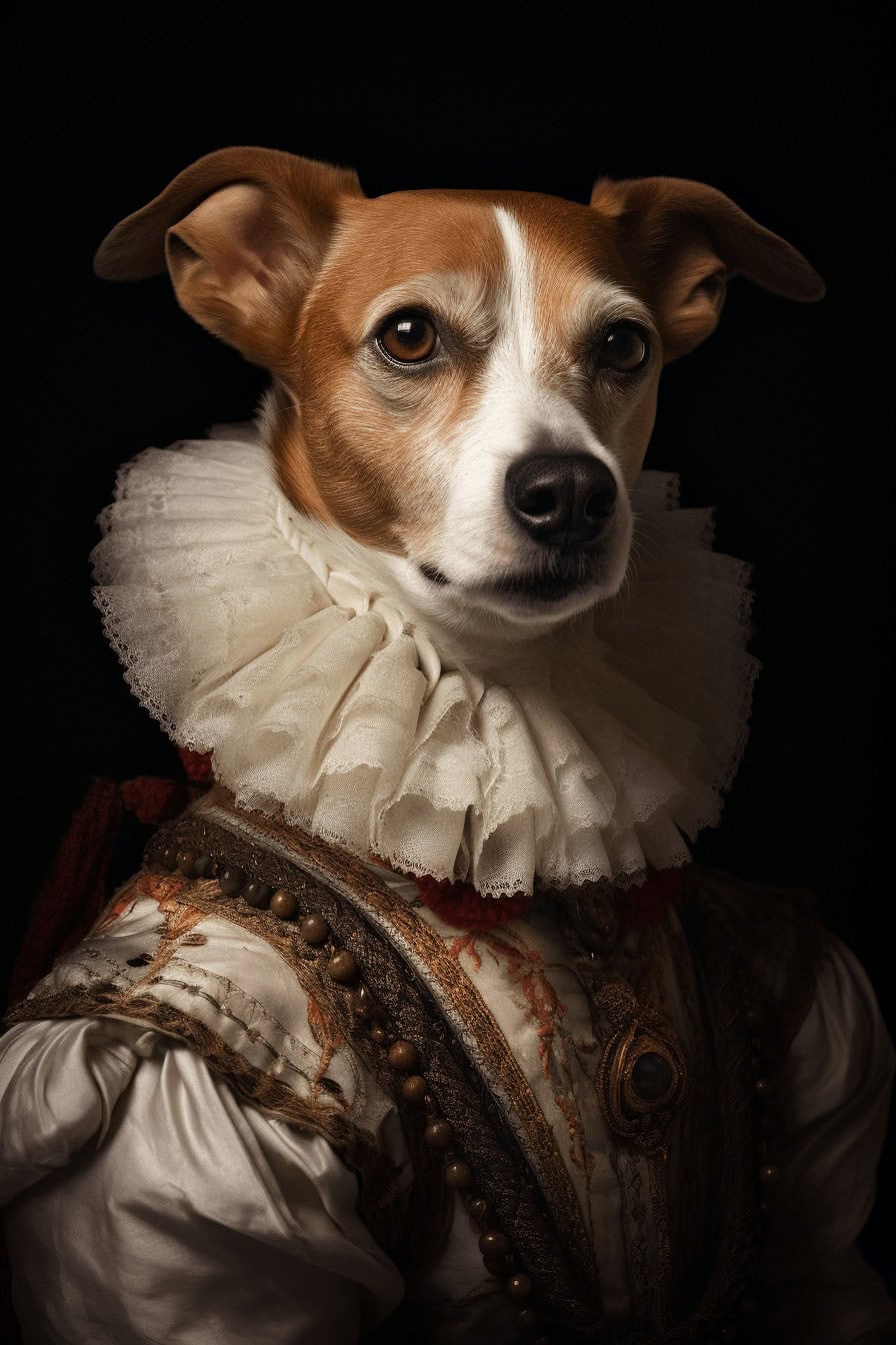 Regal Jack Russel Portrait
