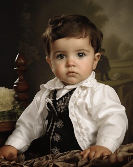 Özel Süper Kahraman Çocuk Portresi - Royal Gentleboy