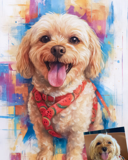Spring at First Glance – Personalized Pet Portrait