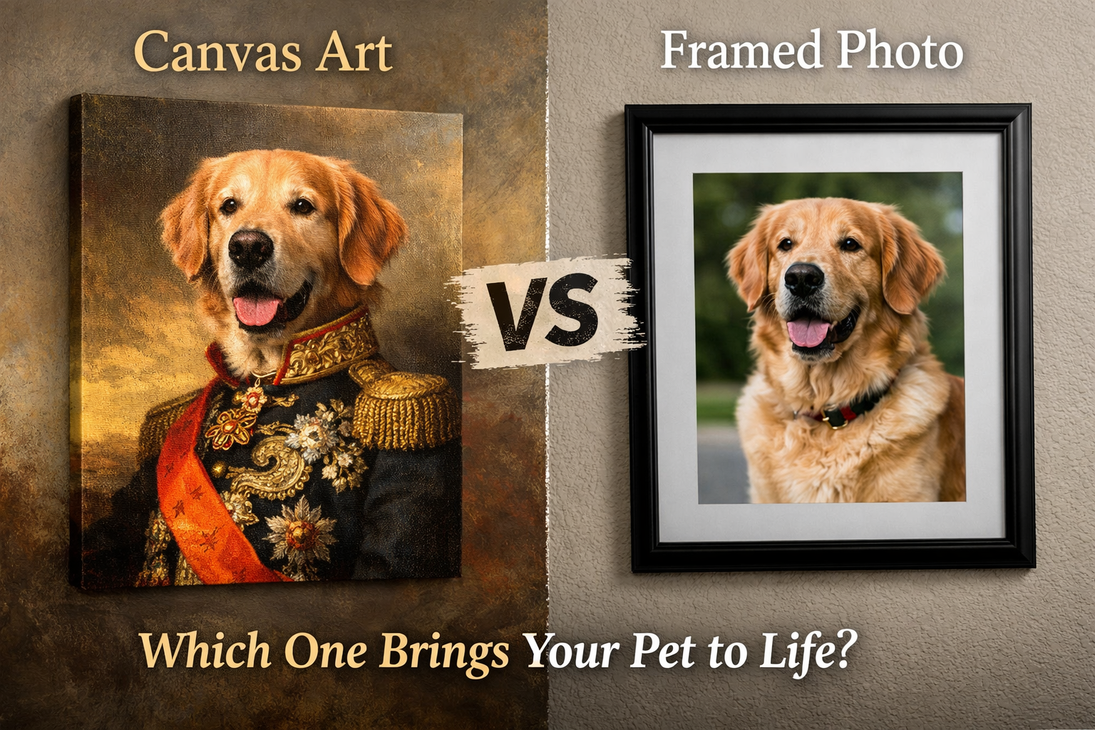 Canvas Art vs Framed Photos