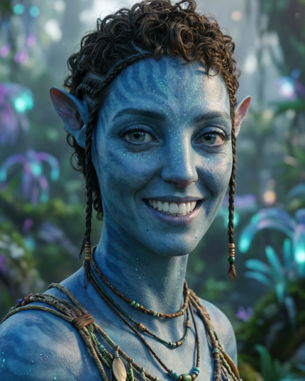 Personalised Avatar Na’vi Portrait